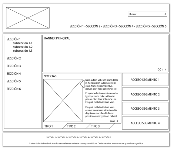 Wireframe 1 en CSSLab.cl